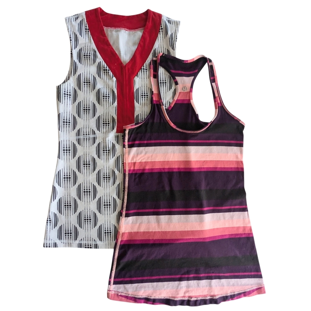 Set Of 2 Lululemon Performance Tops